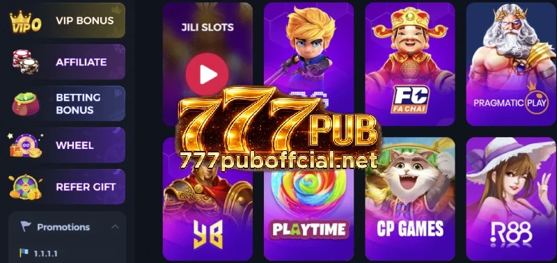 about 777pub official Philippines